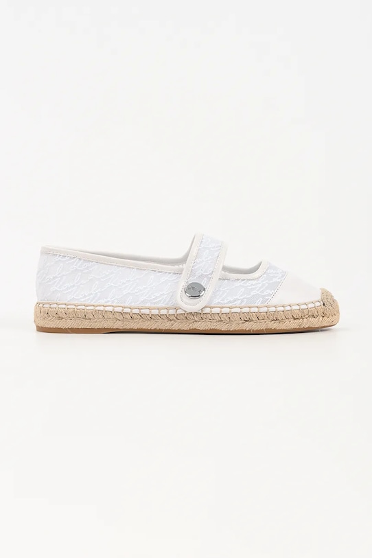 Karl Lagerfeld espadryle espadrylowe damskie Kamini beżowy KL80104A.M11