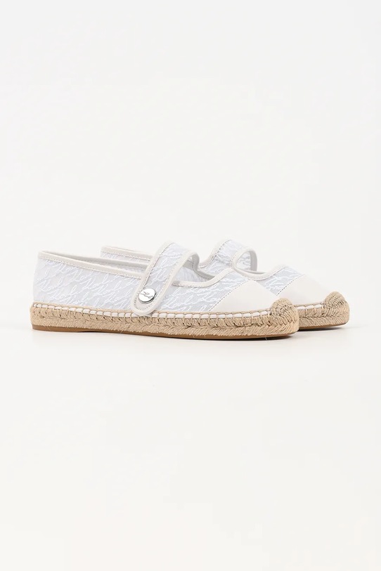 Karl Lagerfeld espadryle espadrylowe damskie Kamini KL80104A.M11 beżowy SS26