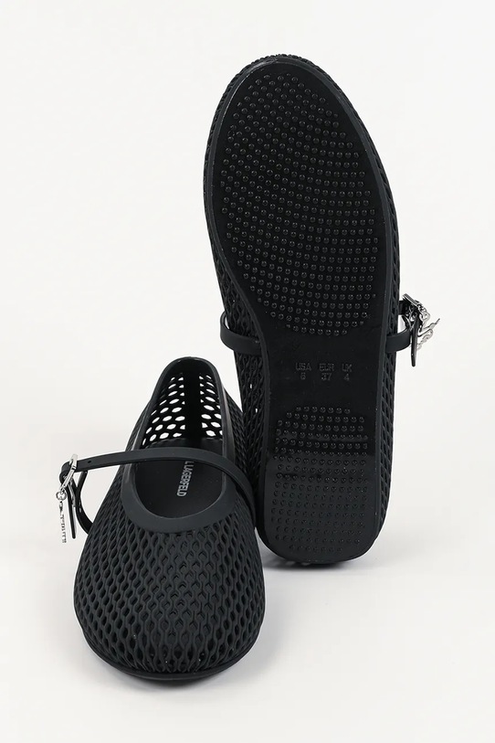 Μπαλαρίνες Karl Lagerfeld Jelly Ballet KL80035.V00 μαύρο
