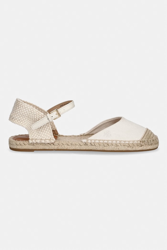 Lauren Ralph Lauren espadryle damskie Robby Flat 802982888003.100 beżowy SS26