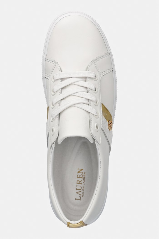 Lauren Ralph Lauren Janson II sneakersy damskie skórzane biały 802P02521002.100