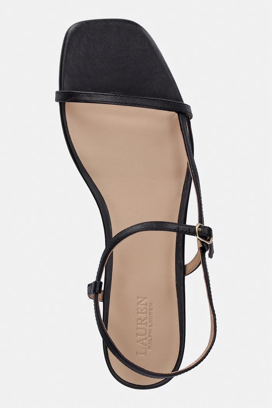 Lauren Ralph Lauren sandały skórzane Lainee czarny 802P04394001.001