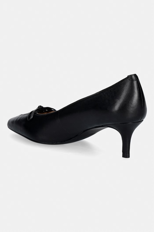 Obuwie Lauren Ralph Lauren szpilki skórzane Adrienne 802P06371001.001 czarny