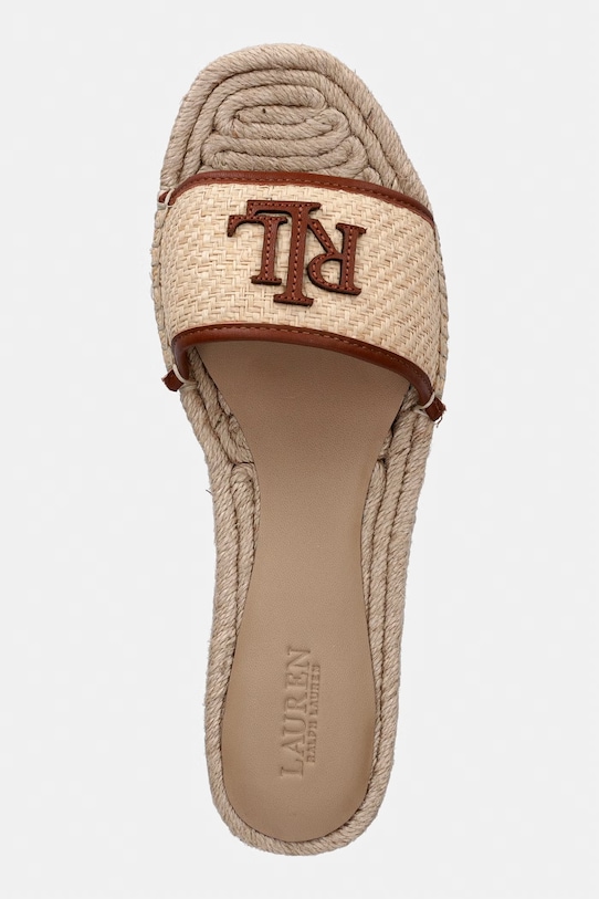 Lauren Ralph Lauren klapki damskie Polly 4 beżowy 802P06398003.101