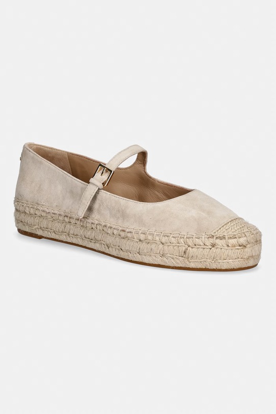 Lauren Ralph Lauren espadryle damskie zamszowe Luize Mj beżowy 802P06401001.270
