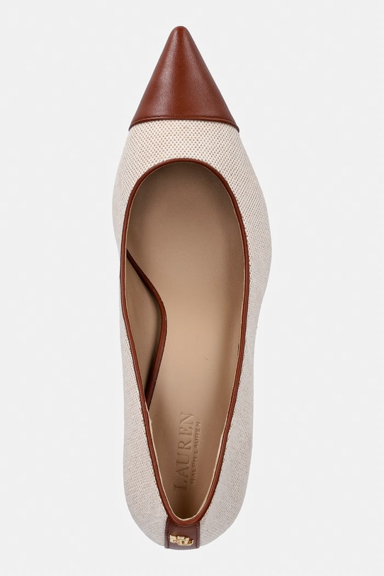 Lauren Ralph Lauren szpilki Lanette Cap3 beżowy 802P10395003.250