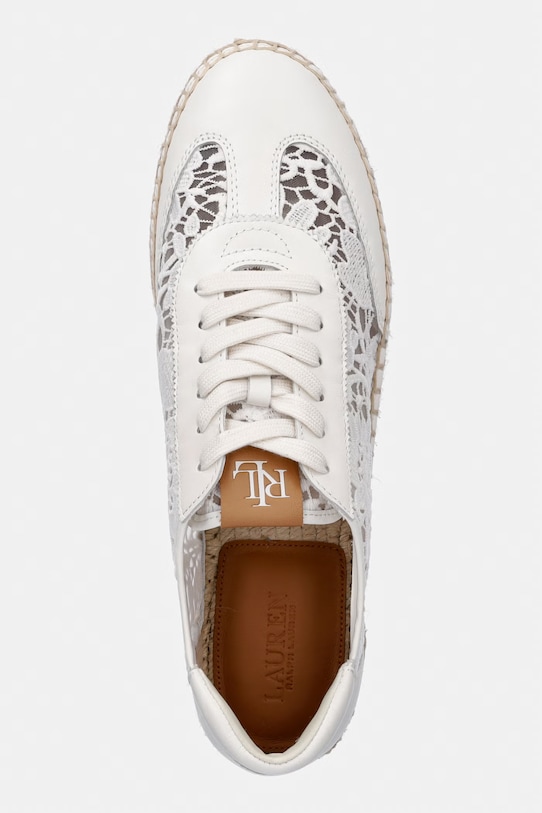Dámske espadrilky Lauren Ralph Lauren Luize Sneaker biela 802P10496001.100