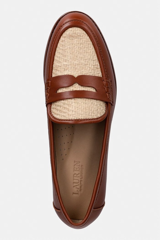 Lauren Ralph Lauren mokasyny damskie Wynnie brązowy 802P10536001.200