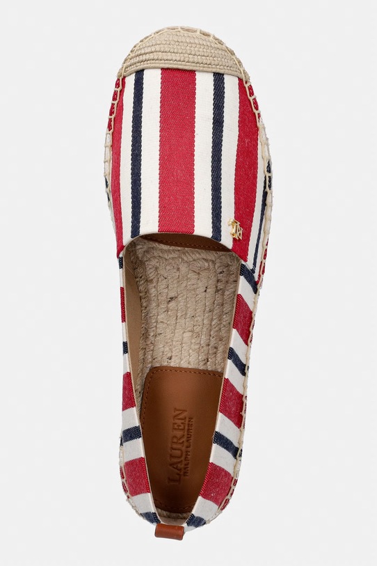 Lauren Ralph Lauren espadrile ženske Cameryn III rdeča 802P10631002.600