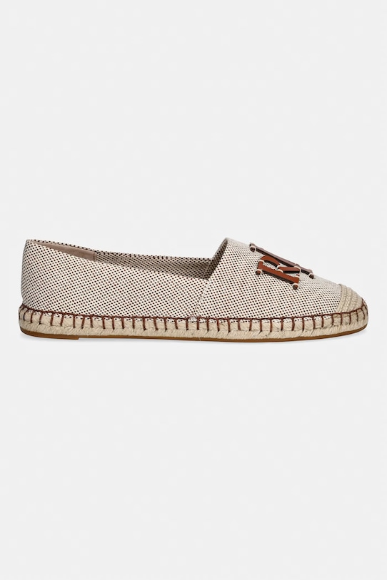 Lauren Ralph Lauren espadrily dámske Cameryn Logo 802P09065002.250 hnedá SS26