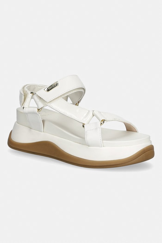 Liu Jo sandały na platformie damskie FIONA 04 beżowy BA6089EX246S1400