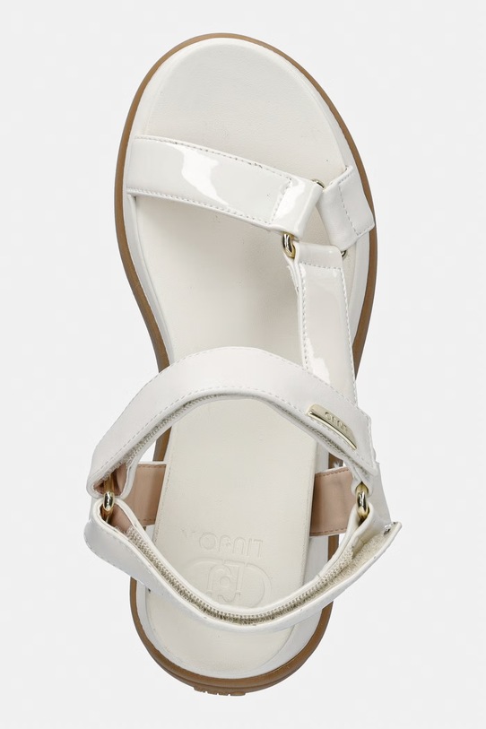 Liu Jo sandały na platformie damskie FIONA 04 beżowy BA6089EX246S1400