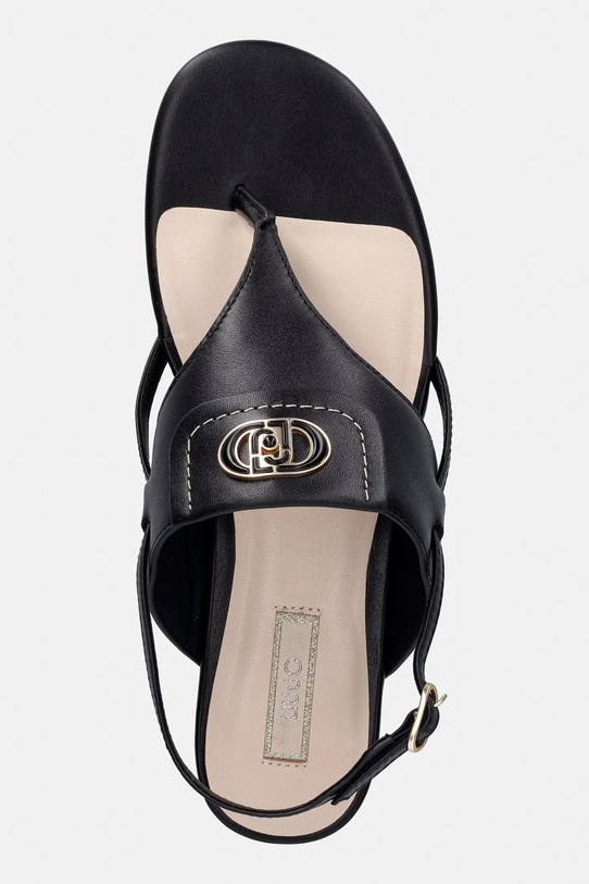 Liu Jo sandały damskie skórzane SANDY 10 czarny SA6131P010222222