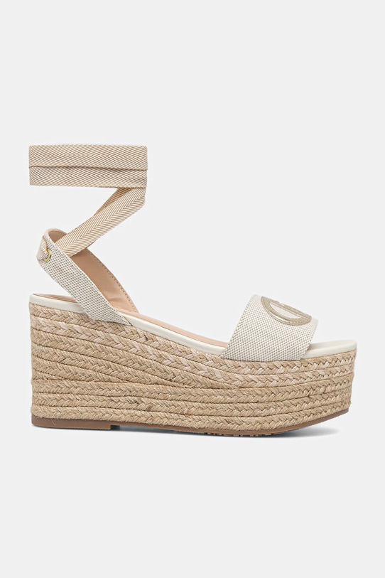 Liu Jo sandały espadrylowe BALI 02 SA6085TX53600005 beżowy SS26