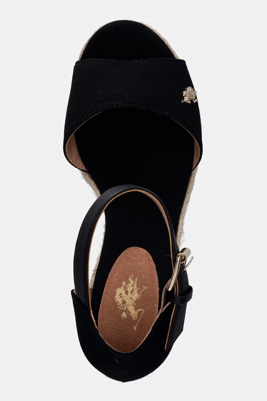 Πέδιλα U.S. Polo Assn. AYLIN033 μαύρο AYLIN033W.6C1