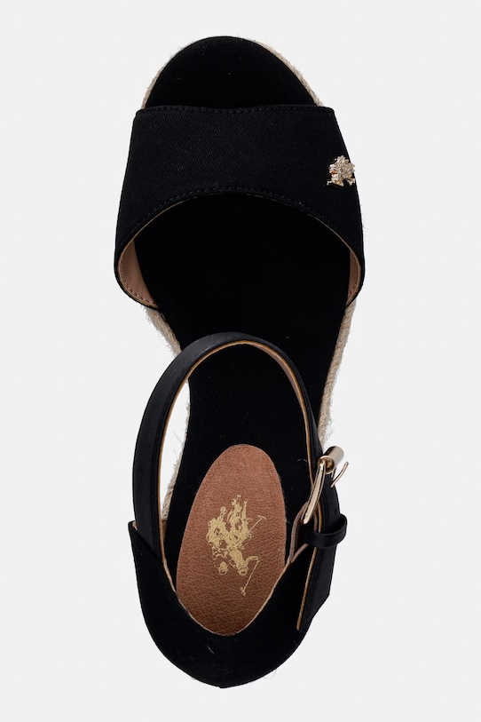 Πέδιλα U.S. Polo Assn. AYLIN033 μαύρο AYLIN033W.6C1