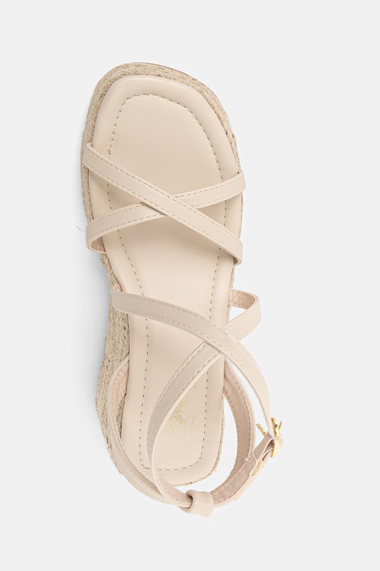 Πέδιλα U.S. Polo Assn. MILLY001 μπεζ MILLY001W.6Y1