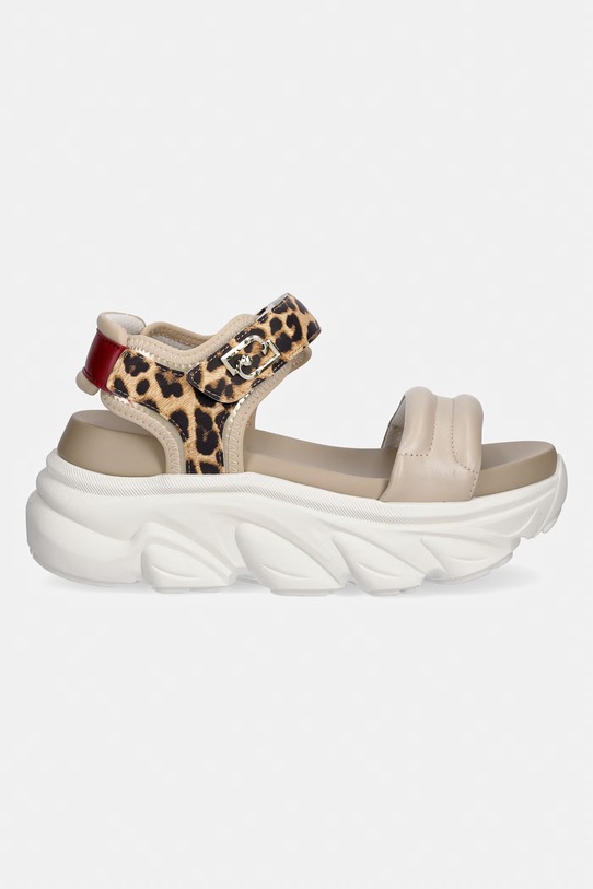 Liu Jo sandále s otvorenou pätou dámske STEFFY SANDAL 01 BA6083EX014S3991 béžová SS26