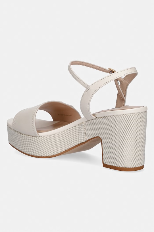 Obuwie Liu Jo sandały na słupku skórzane HARPER 04 SA6119P0102S1400 beżowy