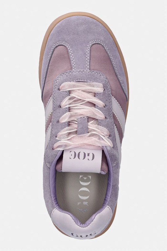 Goe TT2N4059 sneakersy damskie skórzane fioletowy TT2N4059