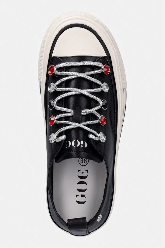 Goe TT2N4073 tenisówki damskie skórzane czarny TT2N4073