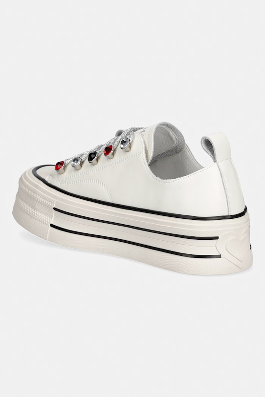 Cipők Goe TT2N4072 teniszcipő női bőr TT2N4072 fehér