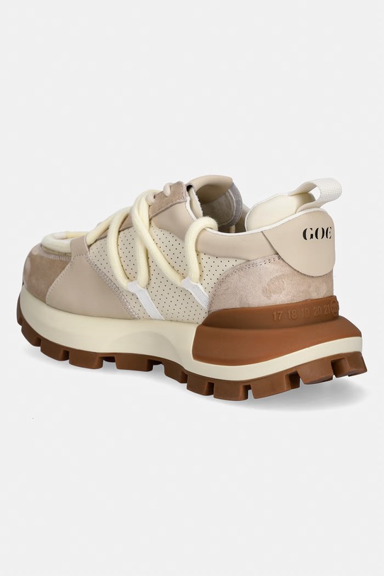 Obuwie Goe TT2N4021 sneakersy damskie skórzane TT2N4021 beżowy