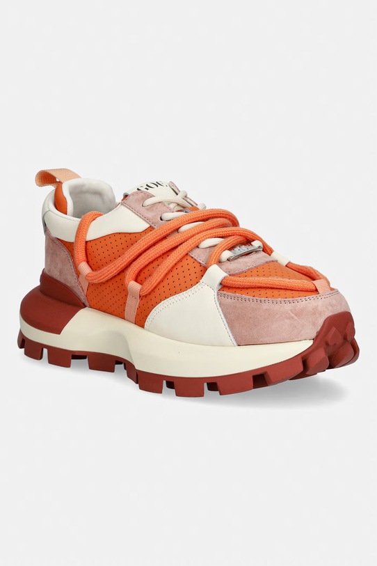Goe TT2N4020 sneakersy damskie skórzane pomarańczowy TT2N4020