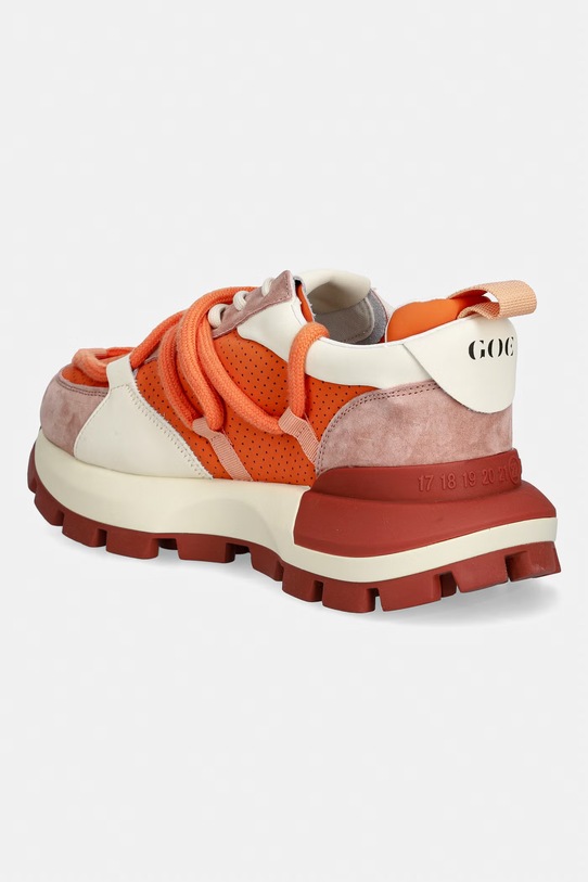 Obuwie Goe TT2N4020 sneakersy damskie skórzane TT2N4020 pomarańczowy