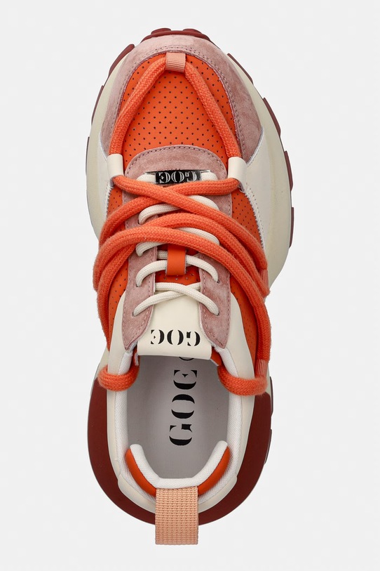Goe TT2N4020 sneakersy damskie skórzane pomarańczowy TT2N4020
