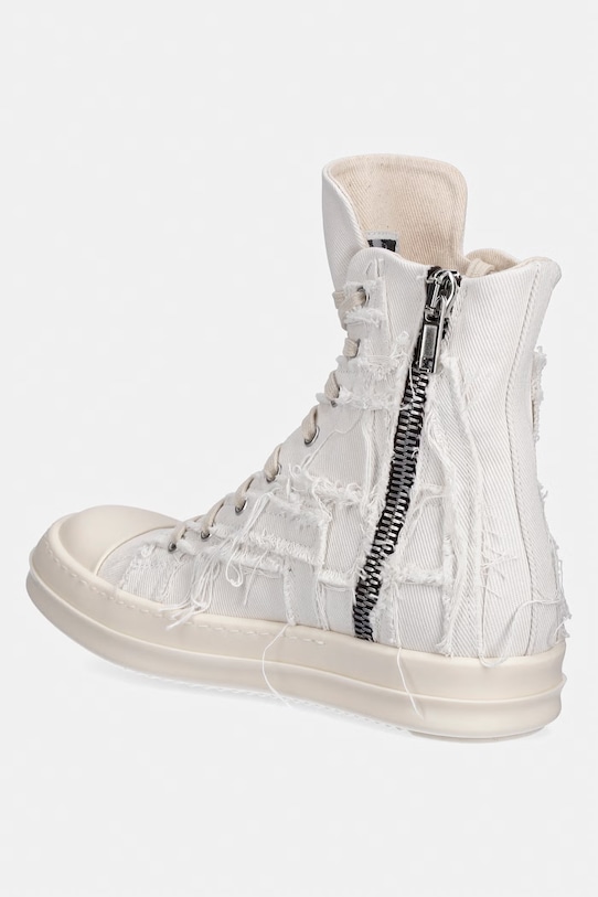 Παπούτσια Rick Owens DRKSHDW Denim γυναικείο υψηλό DS01F4800.SLASH μπεζ