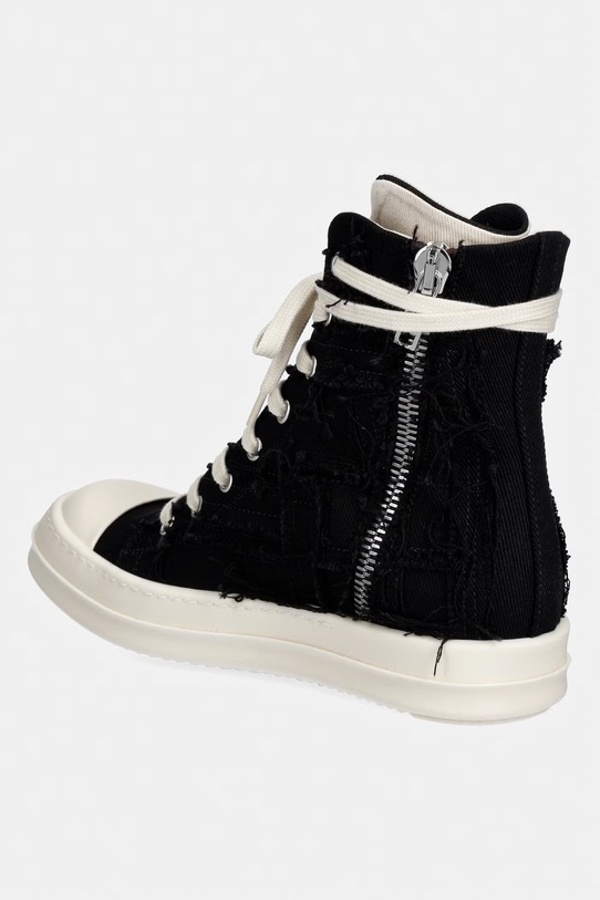 Obuwie Rick Owens DRKSHDW Denim damskie wysokie DS01F4800.SLASH czarny