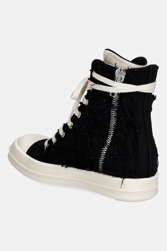 Obuwie Rick Owens DRKSHDW Denim damskie wysokie DS01F4800.SLASH czarny
