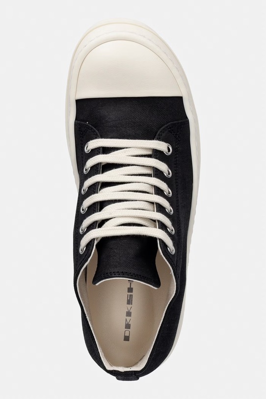 Rick Owens DRKSHDW Denim Low trampki damskie niskie czarny DS01F4802.DBK