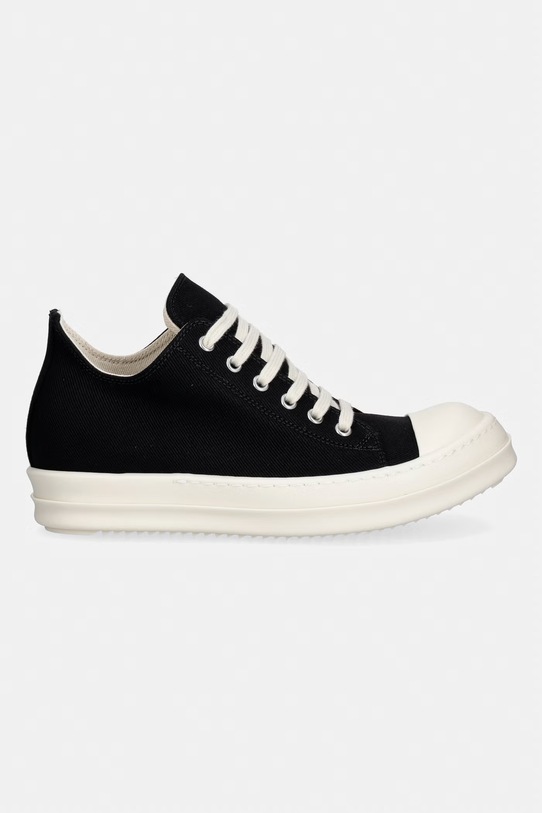 Rick Owens DRKSHDW tenisówki Denim Low DS01F4802.DO czarny SS26