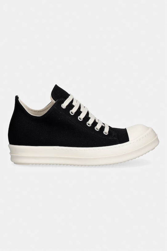Rick Owens DRKSHDW tenisówki Denim Low DS01F4802.DO czarny SS26
