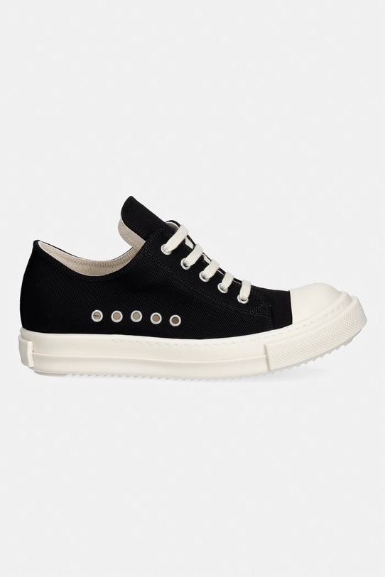 Rick Owens DRKSHDW Denim Extreme Low tenisówki damskie niskie DS01F4822.DOEH2 czarny SS26