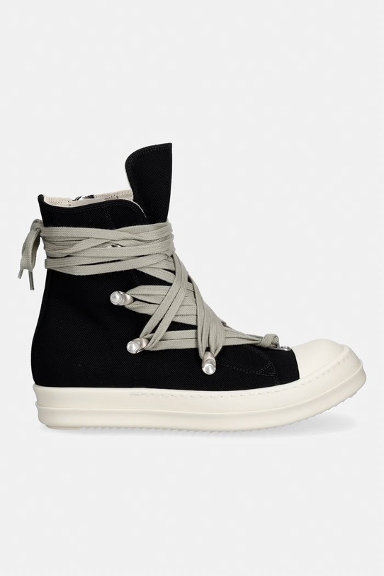 Rick Owens DRKSHDW trampki Denim Megalace DS01F4809.DOW1 czarny SS26
