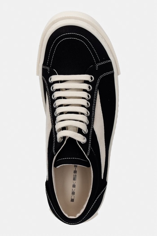 Rick Owens DRKSHDW Denim Vintage tenisówki damskie niskie czarny DS01F4803.DOLVH4