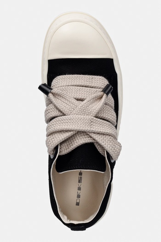 Rick Owens DRKSHDW tenisówki Denim Jumbolace Low czarny DS01F4819.DOW2