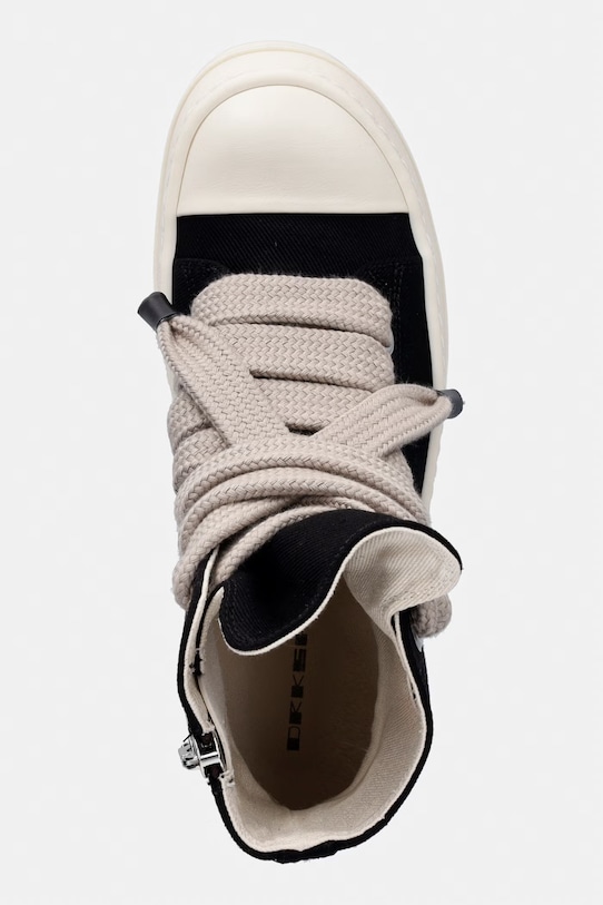 Rick Owens DRKSHDW trampki Denim Jumbolace czarny DS01F4818.DOW2