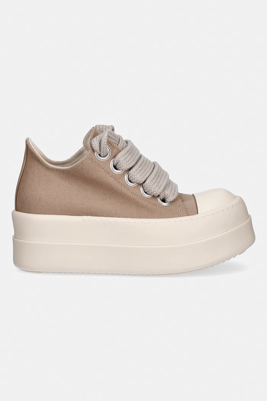 Rick Owens DRKSHDW Mega Bumper Jumbolace Low кеди жіночі низькі DS01F4851.DOW2 бежевий SS26