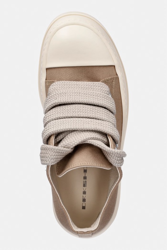 Rick Owens DRKSHDW Mega Bumper Jumbolace Low кеди жіночі низькі бежевий DS01F4851.DOW2