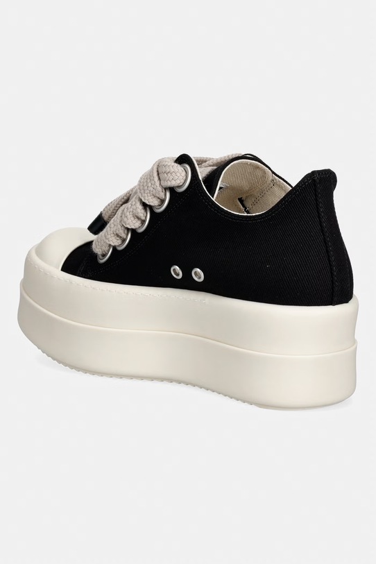 Obuwie Rick Owens DRKSHDW Mega Bumper Jumbolace Low tenisówki damskie niskie DS01F4851.DOW2 czarny