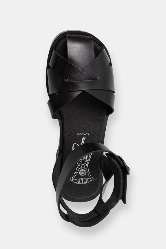 Fly London sandały skórzane ALLI409FLY czarny P145409000