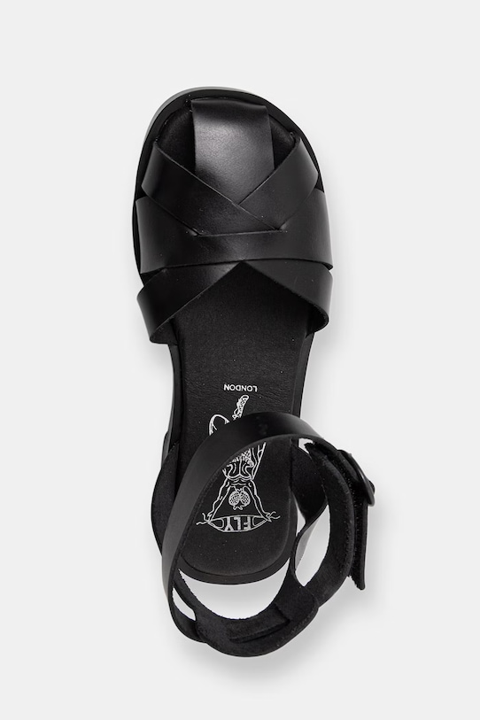 Fly London sandały skórzane ALLI409FLY czarny P145409000