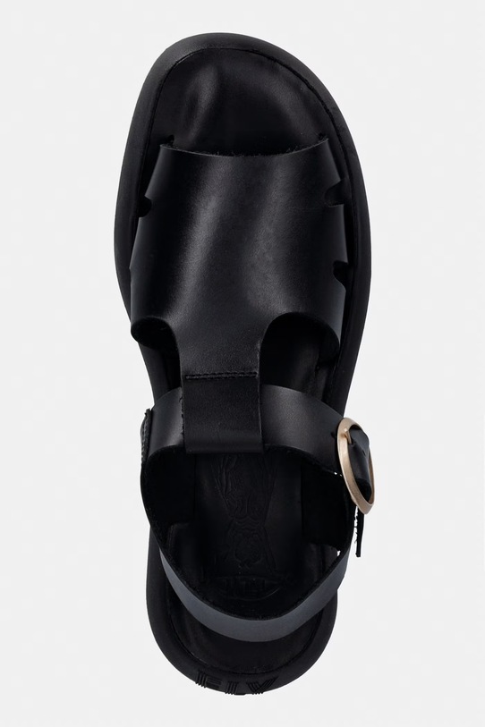 Fly London sandále dámske kožené BADY281FLY čierna P145281000