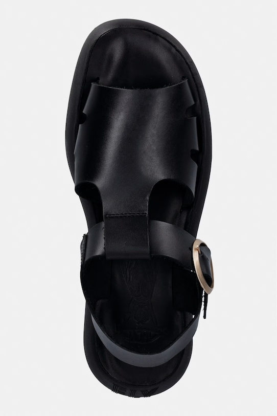 Fly London sandále dámske kožené BADY281FLY čierna P145281000