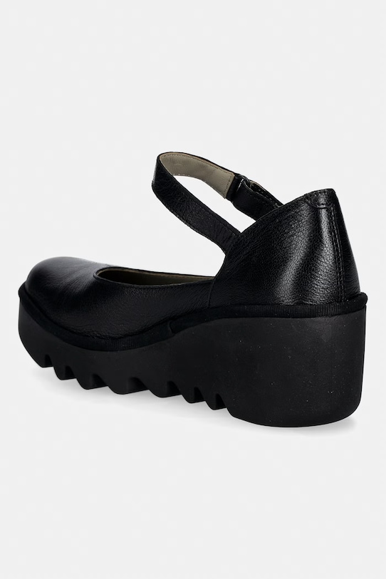 Obuwie Fly London czółenka skórzane BAWO543FLY P501543001 czarny