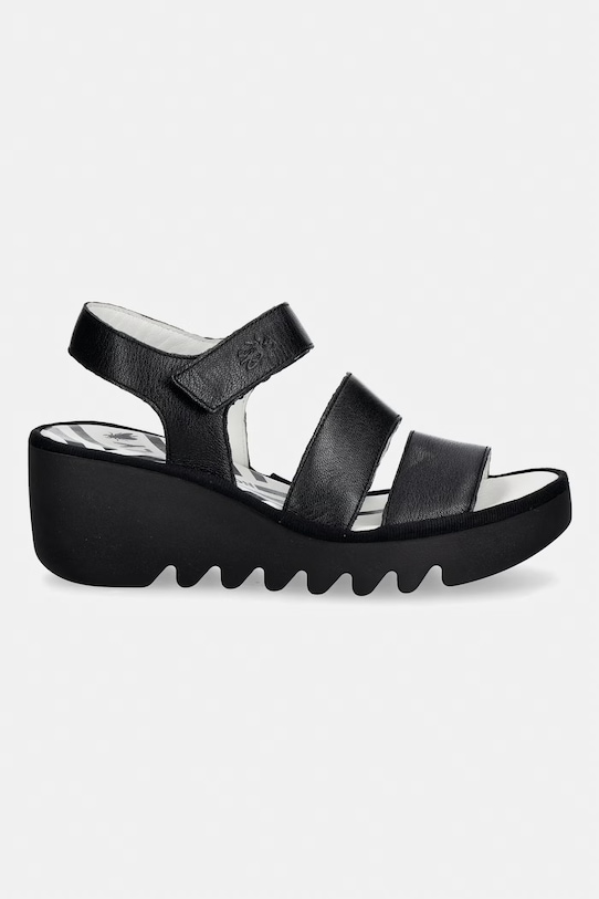 Fly London sandały skórzane BEXY575FLY P501575001 czarny SS26